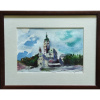 Barbakan B. Bystrica - Marián Vrbický, originálny, ručne maľovaný obraz S (do veľkosti 45x45cm) Viac farieb