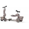 Scoot & Ride Highwaykick1 - kolobežka Scoot & Ride 2 v 1, jazdec | Brown Lines