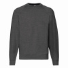 Dark Gray Men's Sweatshirt Raglan Sweat Fruit of the Loom šedá M Fruit of the Loom 5904882115683