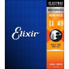 Elixir 12102 Electric NanoWeb Medium (Struny pre elektrickú gitaru .011 - Extra tvrdé)