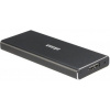 AKASA externí box pro M.2 SSD SATA II/III / AK-ENU3M2-BK / USB3.1 micro-B / hliníkový / černý