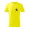 Bowling kolky - Tričko detské bavlnené - 122 cm/6 rokov ( Citrónová )