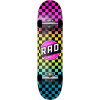 skateboard RAD CHECKERS 2 COMPLETE Neon Fade 7.75