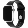 FIXED Silicone Strap remienok s kratšou a dlhšou prackou pre Apple Watch 42mm / 41mm / 40mm / 38mm - čierny FIXSST-436-BK - možnosť vrátiť tovar ZADARMO do 30tich dní