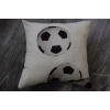 Obliečka na vankúš - Dekoratívne kávové vankúše 40 x 40 cm (Vankúš 40x40 futbal futbal)
