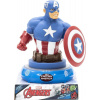 EUROSWAN Noční stolní LED lampička 3D figurka Avengers Kapitán Amerika Plast
