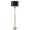 EUROFIRANY Stojacia lampa Kaja (02) (fi) 43x157 cm čierna