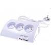 PremiumCord Prodlužovací přívod 230V 1,5m 5zásuvek+vypínač+2x USB PPD01