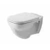 Duravit D-Code Závesné WC, ploché splachovanie, alpská biela 22100900002