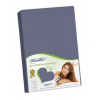 Bellatex Jersey plachta Kamilka tmavo sivá 180x200