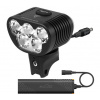 LED bicyklové svietidlo Magicshine Monteer 3500S, 3500lm + externý USB nabíjací Li-ion batériový pack 5200mAh 7,2V