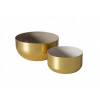 Zlaté dekoratívne misy, 2 kusy