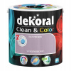 Farba na - Dekoral CLEAN COLOR 2,5L Zvýraznená saténová ružová (Farba na - Dekoral CLEAN COLOR 2,5L Zvýraznená saténová ružová)