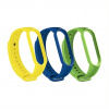 RhinoTech řemínek pro Xiaomi Mi Band 7, (3-pack), tmavě modrá / žlutá / zelená RTACC239