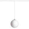 RENDL LUNA 30 na jednookr. lištu opálové sklo/chróm 230V LED E27 15W