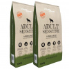 Prémiové krmivo pre psov Adult Sensitive Lamb & Rice, 2 ks, 30 kg
