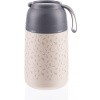 Detská termoska Zopa Termoska na jedlo so silikónovým držiakom Flowers 620 ml (8595114458134)