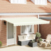 zahrada-XL Zatemniteľná markíza Krémová 350 x 200 cm Polyester, Hliník 3329627