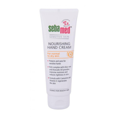 SebaMed Sensitive Skin Nourishing (W) 75ml, Krém na ruky