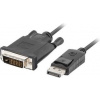 LANBERG cable Displayport M V1.2->DVI-D M 24+1 3m Black DUAL LINK CA-DPDV-10CU-0030-BK