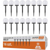 16x LED záhradná lampa Solárna guľa 10 cm (16x LED záhradná lampa Solárna guľa 10 cm)