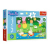 Trefl Puzzle Prasiatko Peppa/Peppa Pig Prázdninová zábava 33x22cm 60 dielikov v krabičke 21x14x4cm