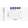KORAD Radiátor 22K 900/400 (KORAD 22K 900/400)