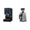 Gaggia New Classic E24 BC, blue + Eureka Mignon Zero 65 All Purpose, CR chrome