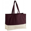 Westford Mill Bavlnená taška WM858 Oxblood 52 x 38,5 x 16 cm