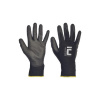 Cerva Rukavice pletené, bezšvové, polyester. Bunting Black Evolution, veľ. 6/XS
