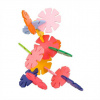 Bigjigs Toys Drevená stavebnica Daisy fun