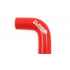 TurboWorkS Silikónová hadica - koleno 90° Red 38 mm 227