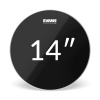 Evans Black Chrome Priemer blany: 14