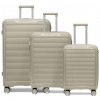 PUCCINI Súprava 3 CESTOVNÝCH KUFOV PP 4 Kolieska Tvrdé 3v1 PP030-2A