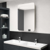 vidaXL LED kúpeľňová zrkadlová skrinka farba dubu 60x11x80 cm 326507