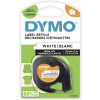 DYMO S0718850 páska do štítkovače PET Barva pásky: bílá Barva písma: černá 12 mm 2 m S0718850