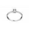 Zásnubný diamantový prsteň z bieleho zlata Aliza KU0014A