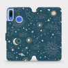 Flipové pouzdro Mobiwear - Huawei Nova 3 - VP14S Magický vesmír (Knížkové flip pouzdro, obal, kryt na mobil Huawei Nova 3 - VP14S Magický vesmír, materiál Umělá kůže + TPU - ochrana 360°, stojánek, si