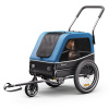 KLARFIT Goldie S Hybrid, príves na bicykel pre psov, pre malé/stredné psy, polyesterová sieťovina (CST1-KF-GDIH-B)