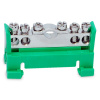 PE4/1x25 - Rozbočovací mostík, 4x16mm² + 1x25mm², 230V, 63A, zelený