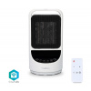 Nedis | Nedis HTFA22WTW - Ventilátor s výhrevným telesom 1000/1500W/230V Wi-Fi Tuya + DO | NE0685
