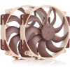 Noctua NF-A14x25r G2 PWM Sx2-PP, ventilátor, 2ks, hnedý NF-A14x25r G2 PWM Sx2-PP