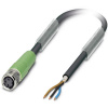 Sensor/Actuator cable SAC-3P- 1,5-PUR/M 8FS SH 1521711 Phoenix Contact; 1521711