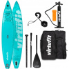 Paddleboard VIRTUFIT Racer 381 Tyrkysová + příslušenství