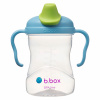 b.box Hrnček s náustkom 4m+ - modrý 240 ml