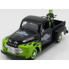 Maisto Ford usa F-1 Pick-up Custom Harley-davidson 1948 + Motocykel Harley Davidson Fl Panhead 1948 1:24 Matná čierna svetlozelená