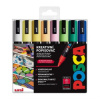 UNI Posca PC-5M Popisovač, sada 8 ks - Spring/jarné odtiene