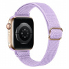 AppleKing nylonový tenký remienok s posuvnou prackou pre Apple Watch 42mm / 41mm / 40mm / 38mm - fialový - možnosť vrátiť tovar ZADARMO do 30tich dní