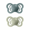 BIBS Couture Silikónový anatomický cumlík 2ks 0-6m Varianta: island-sea-sage