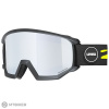 uvex Athletic CV okuliare, black matt/silver-green